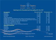 Eintrittspreise für Thermalbad und Sauna der Vinzenz Therme Bad Ditzenbach (PDF-Datei)